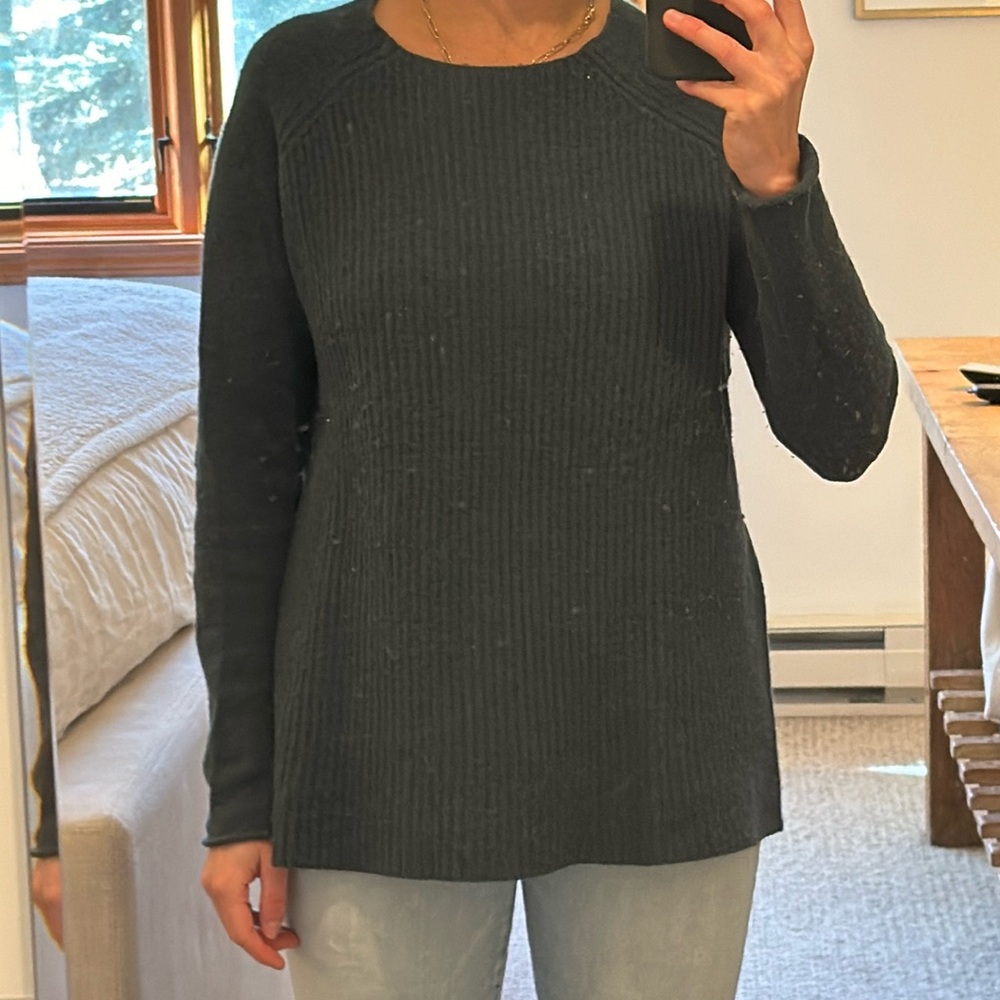 Hartford Blue Ribbed Sweater. Size 1